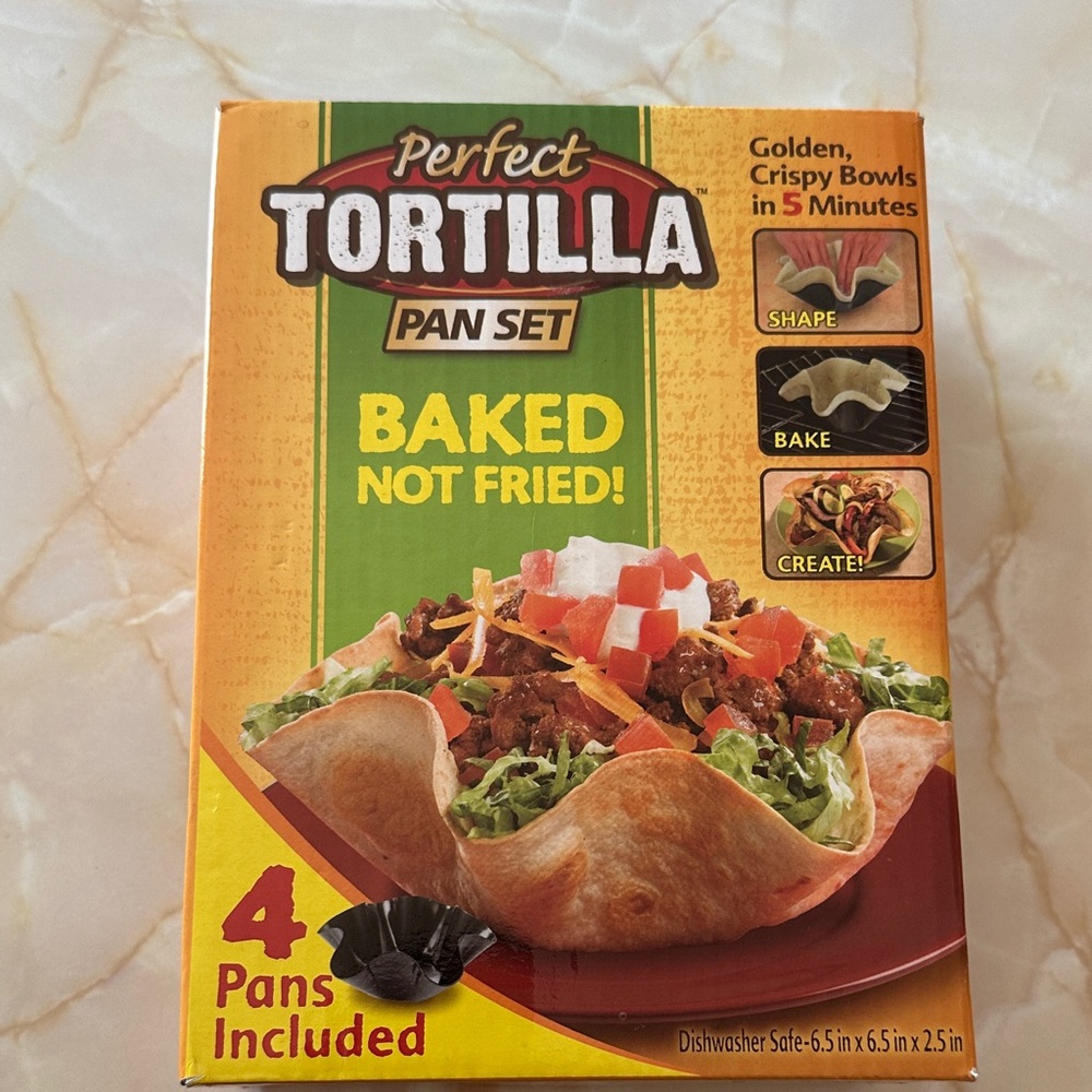 Tortilla Bowl Pan Set